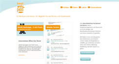 Desktop Screenshot of berufswahlpass-bochum.de